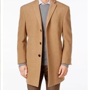 NEW Calvin Klein Men's Prosper Wool-Blend Slim Fit Coat
